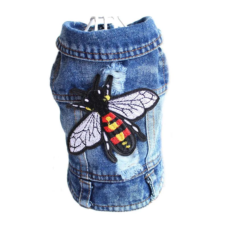 XS-2XL Denim Dog Clothes Cowboy Pet Dog Coat Puppy Clothing For Small Dogs Jeans Jacket Dog Vest Coat Puppy Outfits Cat Clothes - Image 9