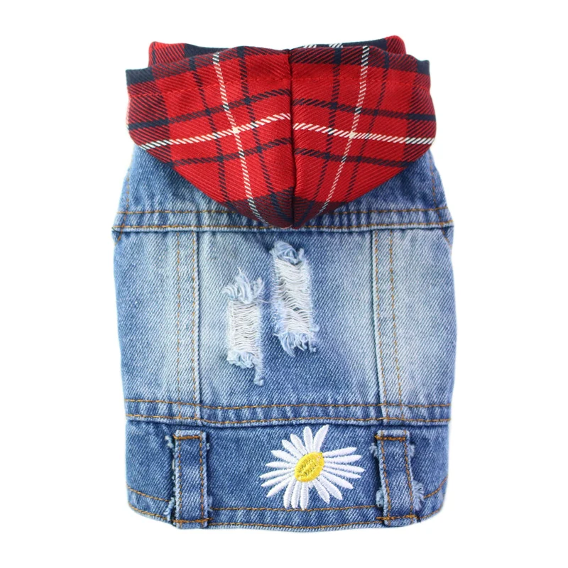 XS-2XL Denim Dog Clothes Cowboy Pet Dog Coat Puppy Clothing For Small Dogs Jeans Jacket Dog Vest Coat Puppy Outfits Cat Clothes - Image 11
