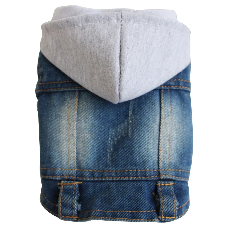 XS-2XL Denim Dog Clothes Cowboy Pet Dog Coat Puppy Clothing For Small Dogs Jeans Jacket Dog Vest Coat Puppy Outfits Cat Clothes - Image 12