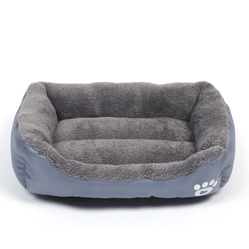 Large Dog Bed Square Plush Cat Nest Kennel All Season Washable Dog Sofa Waterproof Mattress Cat Bed for Medium Dogs Accessories - Image 9