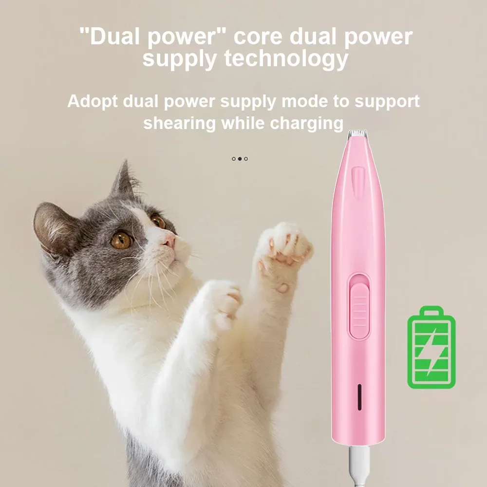 Dog Hair Trimmer Electric Dog Cutter Professional Pet Foot Hair Trimmer Cat Grooming Hairdresser Scissors Butt Ear Pedicator - Image 2