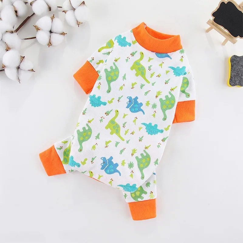Pet Dog Clothes for Small Dogs Fashion Dog Jumpsuits Cute Print Puppy Pajamas Soft Cotton Pet Cat Jumpsuits Chihuahua Clothes - Image 3