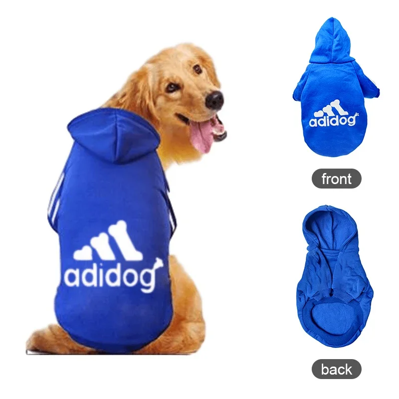 Autumn Winter Warm Dog Clothes Adidog Dog Hoodies Pet Warm Coat for Medium Large Dog Jacket Sweater Puppy French Bulldog Clothes - Image 7