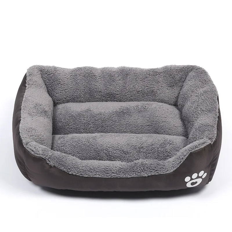 Large Dog Bed Square Plush Cat Nest Kennel All Season Washable Dog Sofa Waterproof Mattress Cat Bed for Medium Dogs Accessories - Image 15