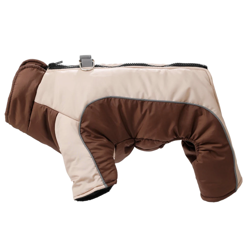 Dog Jumpsuit Winter Warm Pet Dog Jacket Coat For Small Medium Dogs Cats Windproof Puppy Clothing With D-ring Schnauzer Clothing - Image 7