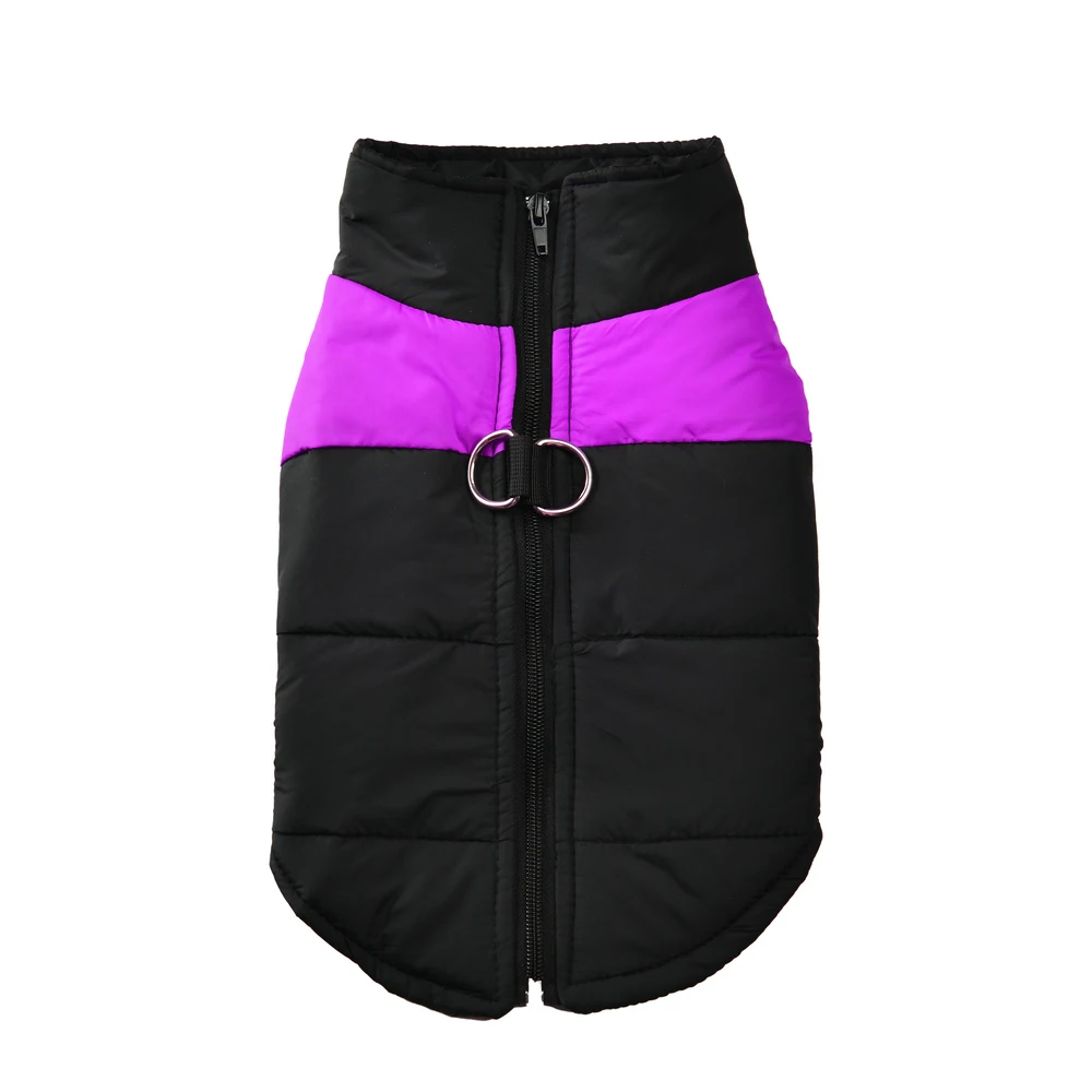Pet Dog Jacket Warm Winter Clothes For Small Large Dogs Labrador Coat Windproof Waterproof Puppy Costume Vest With D-ring Pug - Image 9