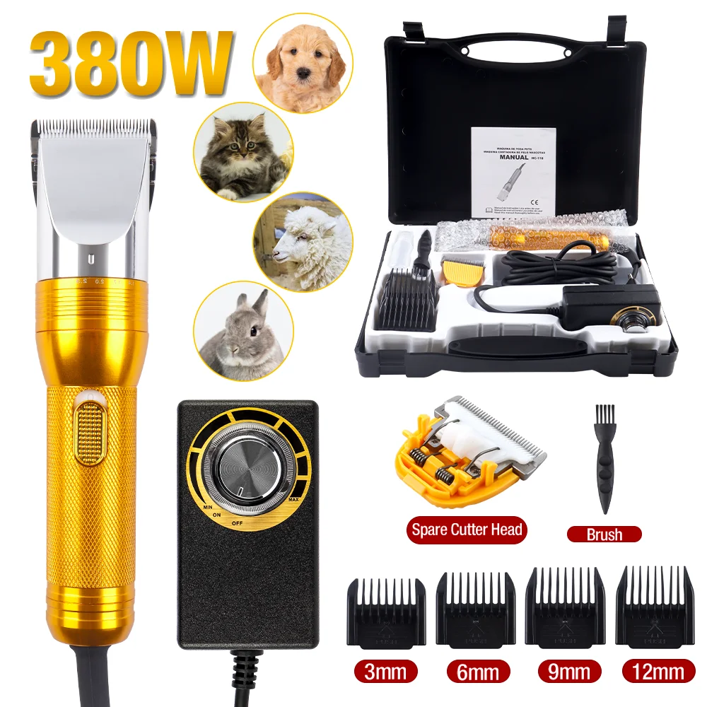 380W Cashmere Goat Shearer 12V Cordless Household Pet (Cat, Dog, Rabbit, Sheep) Hair Trimmer Electric Carpet Tufting Trimmer - Image 7