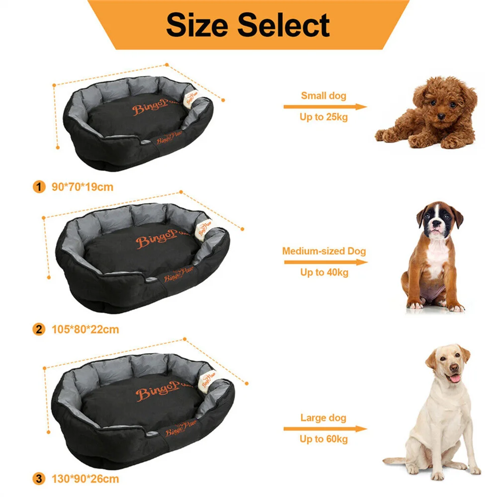 Waterproof XXL XL L Orthopedic Sofa Dog Bed Pet Mat Kennel Washable Pet Puppy Basket Cushion Removable fr Small Medium Large Dog - Image 5