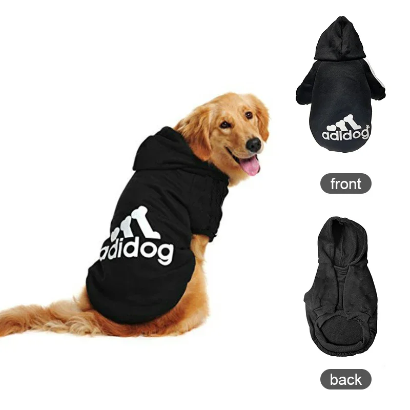 Autumn Winter Warm Dog Clothes Adidog Dog Hoodies Pet Warm Coat for Medium Large Dog Jacket Sweater Puppy French Bulldog Clothes - Image 13