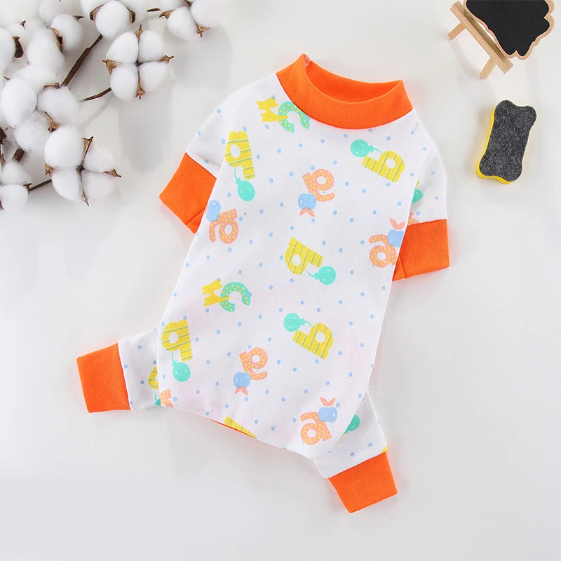 Pet Dog Clothes for Small Dogs Fashion Dog Jumpsuits Cute Print Puppy Pajamas Soft Cotton Pet Cat Jumpsuits Chihuahua Clothes - Image 9