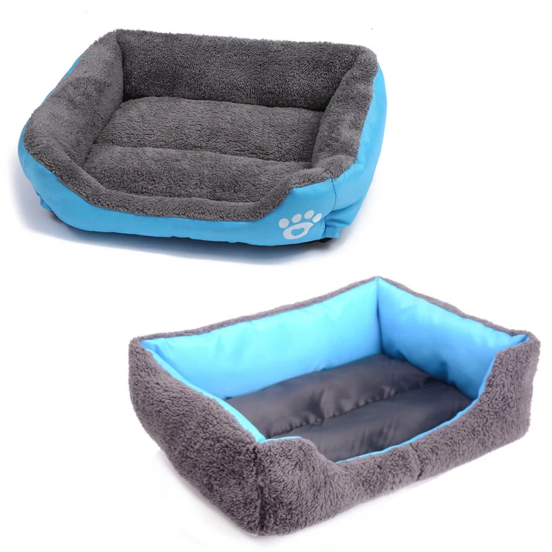 Large Dog Bed Square Plush Cat Nest Kennel All Season Washable Dog Sofa Waterproof Mattress Cat Bed for Medium Dogs Accessories - Image 5
