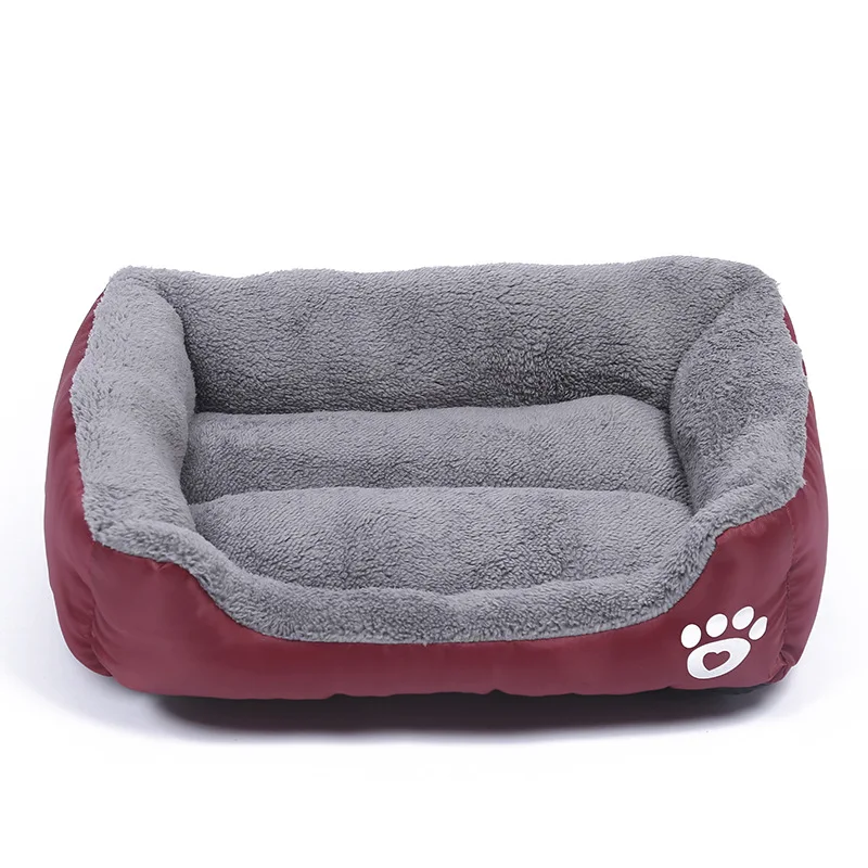 Large Dog Bed Square Plush Cat Nest Kennel All Season Washable Dog Sofa Waterproof Mattress Cat Bed for Medium Dogs Accessories - Image 20