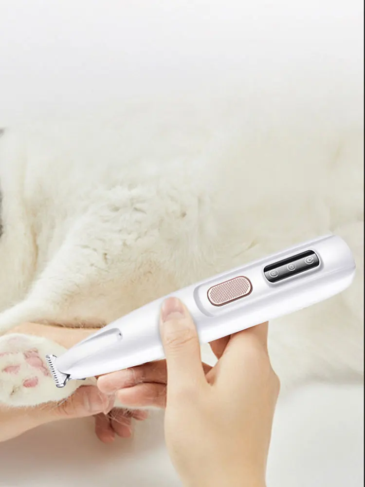Dog Paw Trimmer with LED Light Electric Grooming Clippers 18mm Widen Blade Dogs Cats Hair Trimmer for Paws Ears Face Rump - Image 6