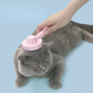 Stainless Steel Hair Remover Brush for Dogs and Cats, Non-slip Beauty Brush, Dog Grooming Equipment, Pet Hair Removal Comb