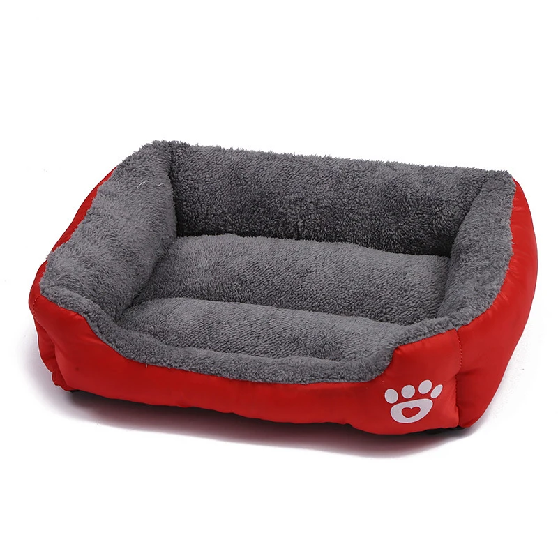 Large Dog Bed Square Plush Cat Nest Kennel All Season Washable Dog Sofa Waterproof Mattress Cat Bed for Medium Dogs Accessories - Image 11