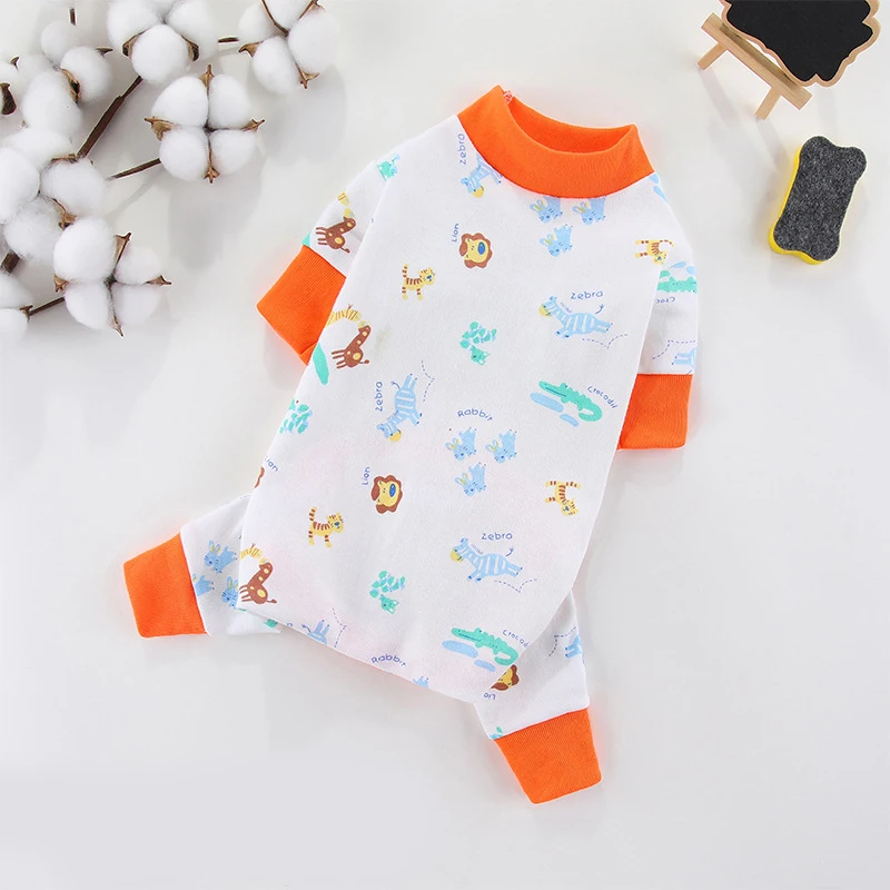 Pet Dog Clothes for Small Dogs Fashion Dog Jumpsuits Cute Print Puppy Pajamas Soft Cotton Pet Cat Jumpsuits Chihuahua Clothes - Image 10
