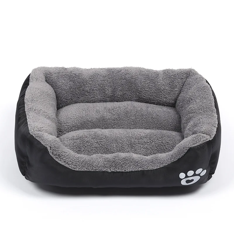 Large Dog Bed Square Plush Cat Nest Kennel All Season Washable Dog Sofa Waterproof Mattress Cat Bed for Medium Dogs Accessories - Image 8