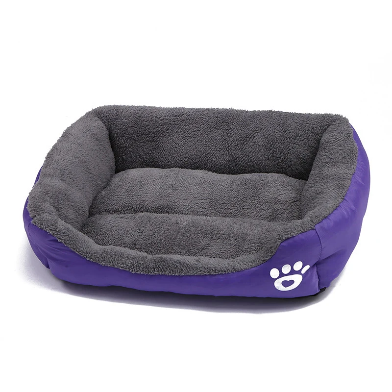 Large Dog Bed Square Plush Cat Nest Kennel All Season Washable Dog Sofa Waterproof Mattress Cat Bed for Medium Dogs Accessories - Image 14
