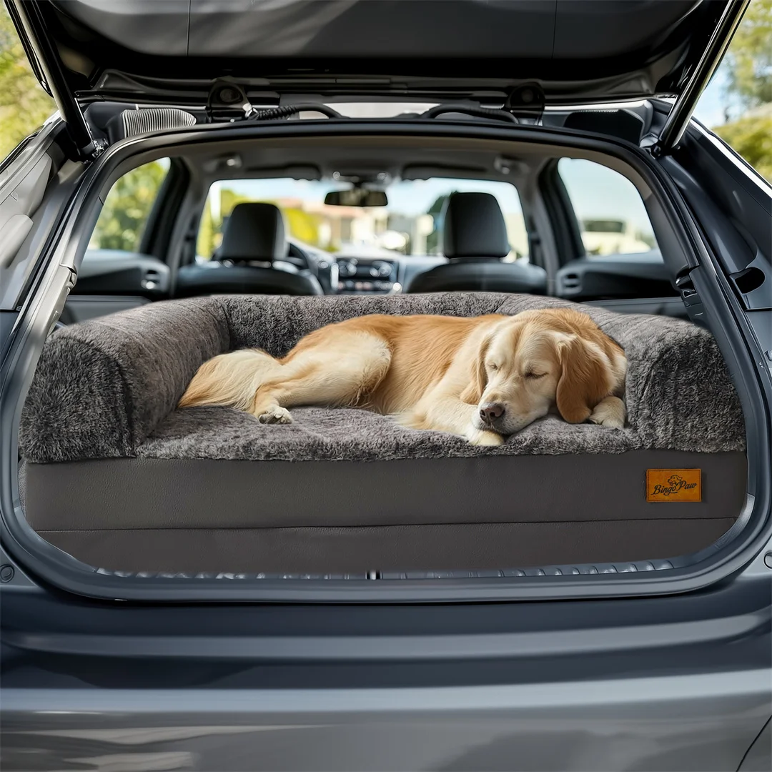 180cm Long Human-Size Giant Dog Bed Foldable Calming Pet Dog Bed Plush Cover Orthopedic - Image 6