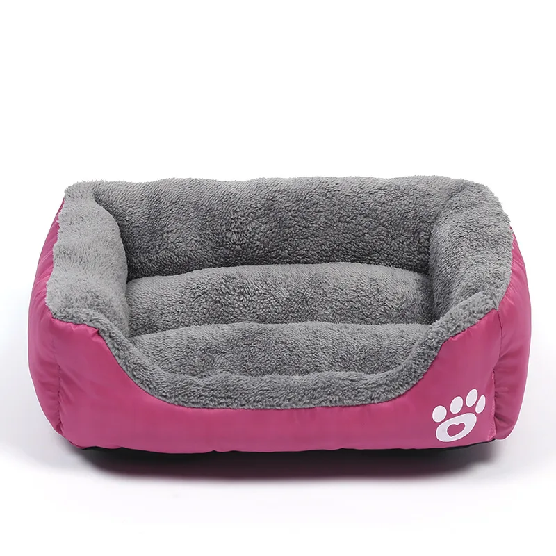 Large Dog Bed Square Plush Cat Nest Kennel All Season Washable Dog Sofa Waterproof Mattress Cat Bed for Medium Dogs Accessories - Image 10