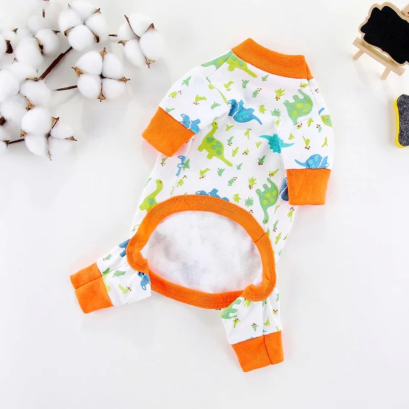 Pet Dog Clothes for Small Dogs Fashion Dog Jumpsuits Cute Print Puppy Pajamas Soft Cotton Pet Cat Jumpsuits Chihuahua Clothes - Image 4