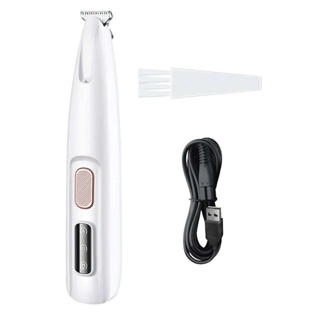 Dog Paw Trimmer with LED Light Electric Grooming Clippers 18mm Widen Blade Dogs Cats Hair Trimmer for Paws Ears Face Rump - Image 2