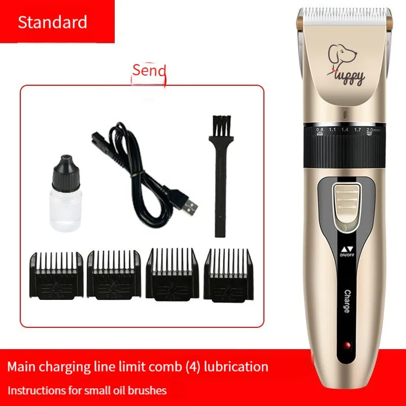 Dog Hair Clipper Pet Hair Trimmer Set Puppy Grooming Electric Shaver Ceramic Blade Cat Accessories Cordless Charging Professiona - Image 7