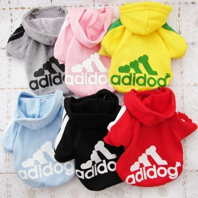 Autumn Winter Warm Dog Clothes Adidog Dog Hoodies Pet Warm Coat for Medium Large Dog Jacket Sweater Puppy French Bulldog Clothes - Image 3