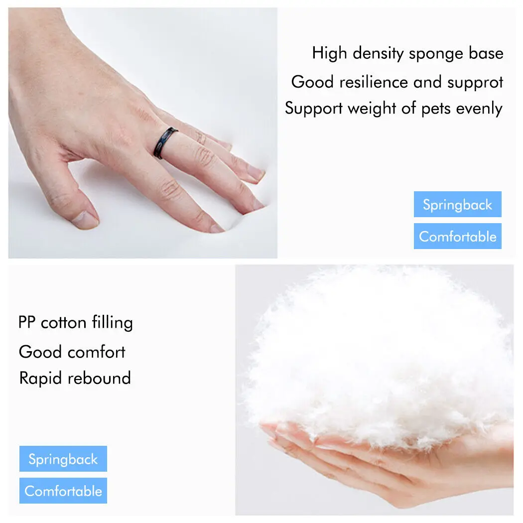Dog Bed Extra Large Orthopedic Pet Mattress Couch Sleeping Bed Cushion with Removable Washable Cover Soft Sponge Foam - Image 6