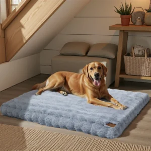 BINGOPAW Ultra-soft Dog Bed Pet Cozy Sleep Bed Cat Calming Bed Cushion Cover With Removable Cover Machine Washable