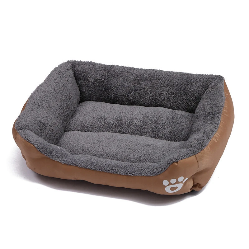 Large Dog Bed Square Plush Cat Nest Kennel All Season Washable Dog Sofa Waterproof Mattress Cat Bed for Medium Dogs Accessories - Image 7